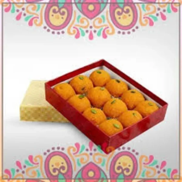 Motichoor Laddu Box (6 Pcs)